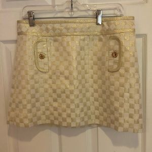 NWT Gold Lilly Pulitzer skirt